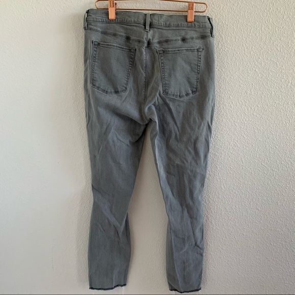 PacSun Ankle Jegging Gray Distressed Raw Hem 28 - Picture 3 of 11